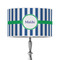 Stripes 12" Drum Lampshade - ON STAND (Poly Film)