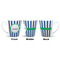 Stripes 12 Oz Latte Mug - Approval