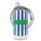 Stripes 12 oz Stainless Steel Sippy Cups - FULL (back angle)