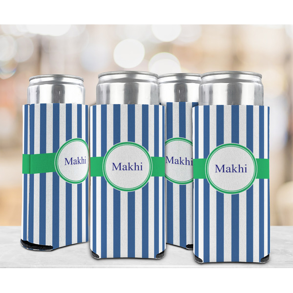 Stripes 12oz Tall Can Sleeve - Set of 4 - LIFESTYLE