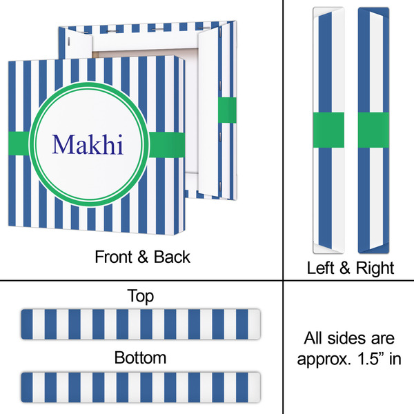 Stripes 12x12 - Canvas Print - Approval