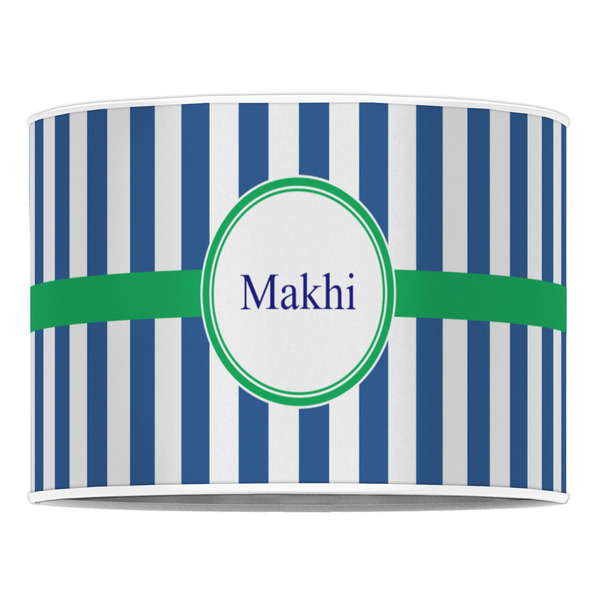 Stripes 16" Drum Lampshade - FRONT (Poly Film)