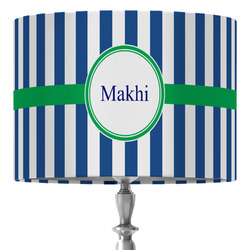 Stripes 16" Drum Lamp Shade - Fabric (Personalized)