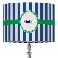 Stripes 16" Drum Lamp Shade - Fabric (Personalized)