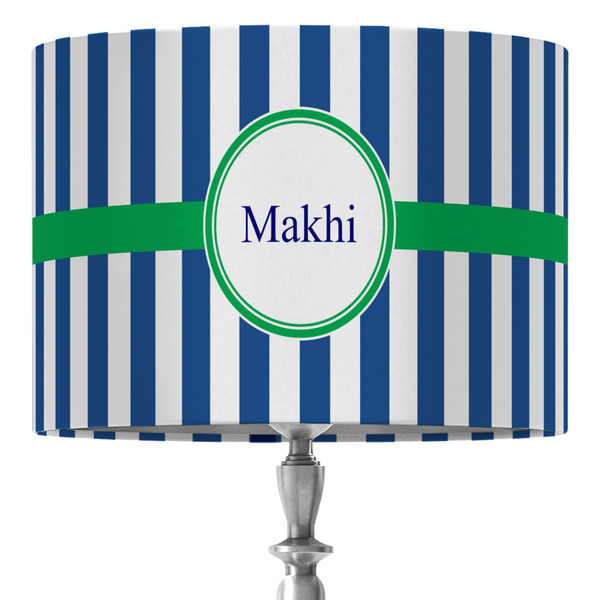 Custom Stripes 16" Drum Lamp Shade - Fabric (Personalized)
