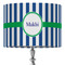Stripes 16" Drum Lampshade - ON STAND (Fabric)