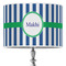 Stripes 16" Drum Lampshade - ON STAND (Poly Film)