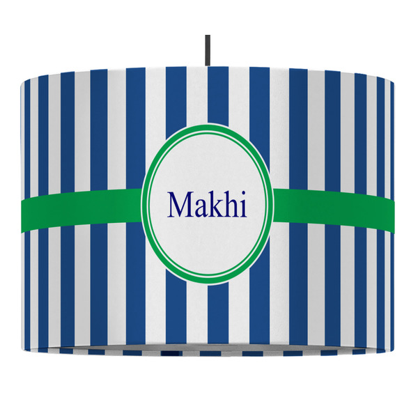 Custom Stripes Drum Pendant Lamp (Personalized)