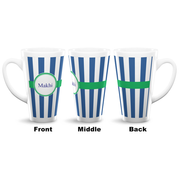 Stripes 16 Oz Latte Mug - Approval