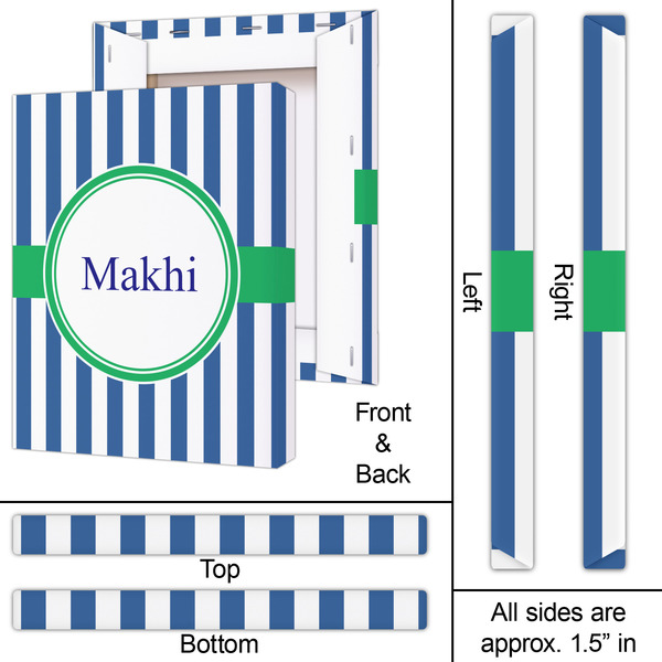 Stripes 16x20 - Canvas Print - Approval