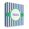 Stripes 3 Ring Binders - Full Wrap - 2" - FRONT
