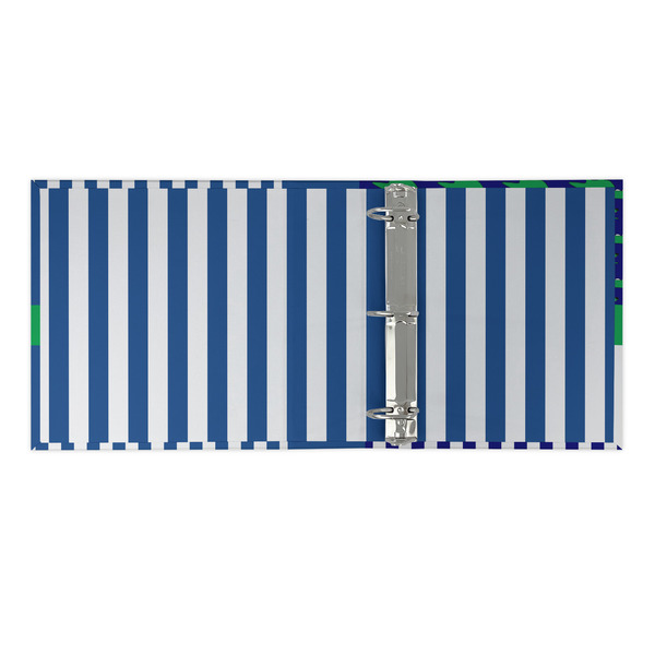 Stripes 3 Ring Binders - Full Wrap - 2" - OPEN INSIDE