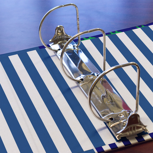 Stripes 3 Ring Binders - Full Wrap - 3" - DETAIL