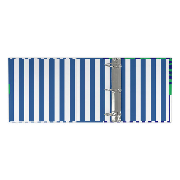 Stripes 3 Ring Binders - Full Wrap - 3" - OPEN INSIDE