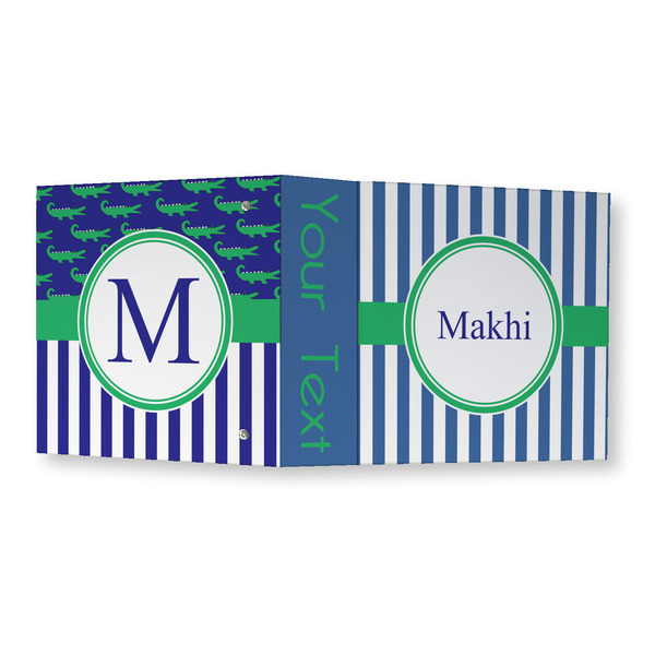 Stripes 3 Ring Binders - Full Wrap - 3" - OPEN OUTSIDE