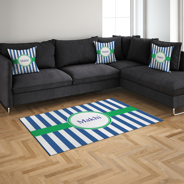 Stripes 4'x6' Indoor Area Rugs - IN CONTEXT