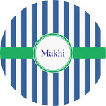 Stripes Multipurpose Round Labels - 5" (Personalized)