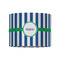 Stripes 8" Drum Lampshade - FRONT (Fabric)