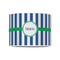 Stripes 8" Drum Lampshade - FRONT (Poly Film)