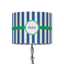 Stripes 8" Drum Lamp Shade - Fabric (Personalized)