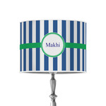Stripes 8" Drum Lamp Shade - Poly-film (Personalized)