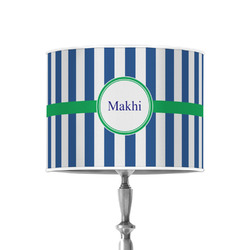Stripes 8" Drum Lamp Shade - Poly-film (Personalized)