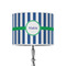 Stripes 8" Drum Lampshade - ON STAND (Poly Film)