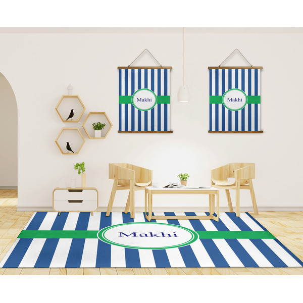 Stripes 8'x10' Indoor Area Rugs - IN CONTEXT