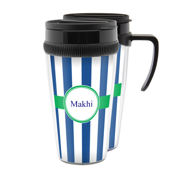 Custom Stripes Acrylic Travel Mug (Personalized)