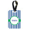Stripes Aluminum Luggage Tag (Personalized)