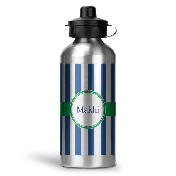 Custom Stripes Water Bottles - 20 oz - Aluminum (Personalized)