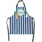 Stripes Apron With Pockets w/ Name or Text