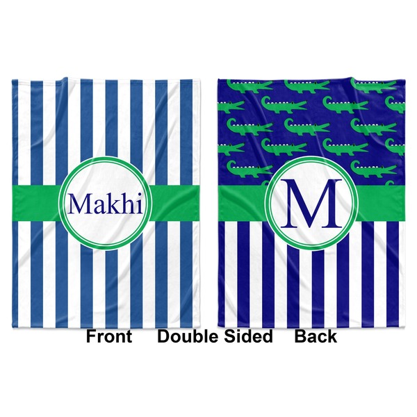 Stripes Baby Blanket (Double Sided - Printed Front and Back)