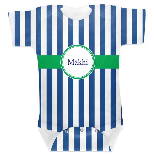 Custom Stripes Baby Bodysuit (Personalized)