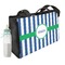 Stripes Baby Diaper Bag with Baby Bottle