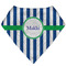 Stripes Bandana Bib (Personalized)