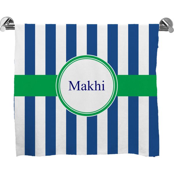 Custom Stripes Bath Towel (Personalized)