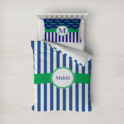 Stripes Duvet Cover Set - Twin (Personalized)
