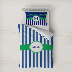 Stripes Duvet Cover Set - Twin XL (Personalized)