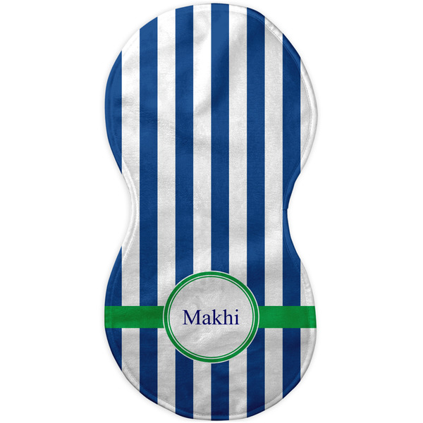 Stripes Burp Peanut Shaped Flat