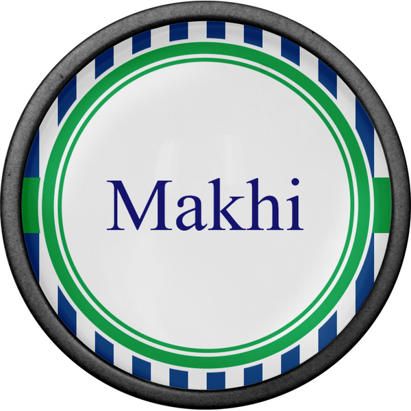 Stripes Cabinet Knob - Black - Front