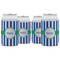 Stripes Can Cooler (12 oz) - Set of 4 w/ Name or Text