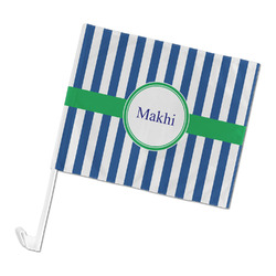 Stripes Car Flag (Personalized)