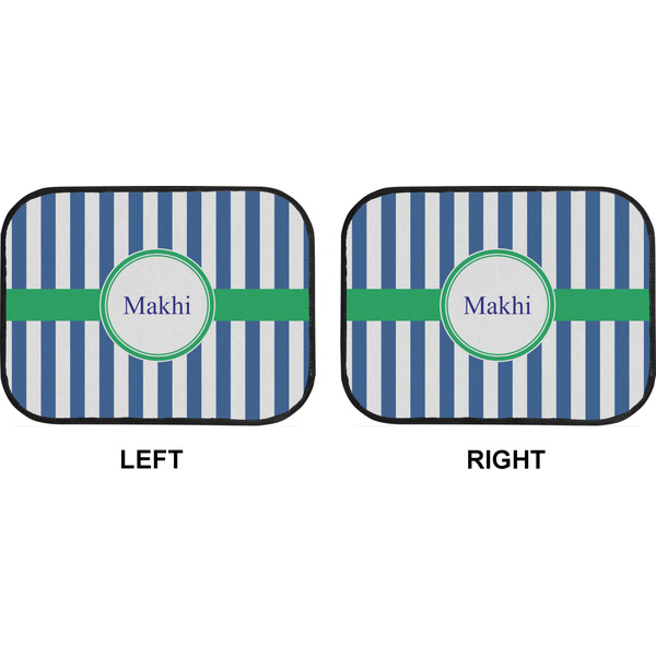 Stripes Car Floor Mats (Back Seat) (Approval)