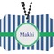 Stripes Rear View Mirror Ornament (Personalized)