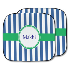 Stripes Car Sun Shade - Two Piece (Personalized)