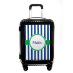 Stripes Carry On Hard Shell Suitcase (Personalized)