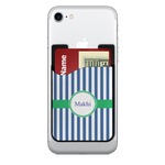 Stripes 2-in-1 Cell Phone Credit Card Holder & Screen Cleaner (Personalized)