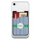 Stripes Cell Phone Credit Card Holder w/ Phone
