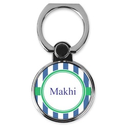 Stripes Cell Phone Ring Stand & Holder (Personalized)